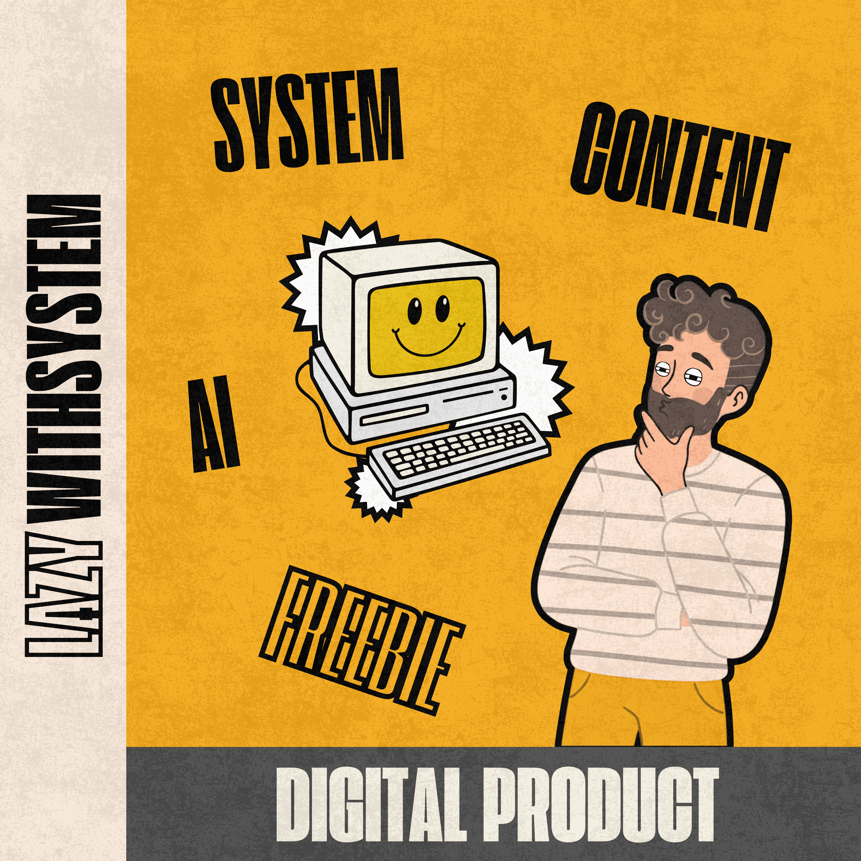 Lazywithsystem brand visual
